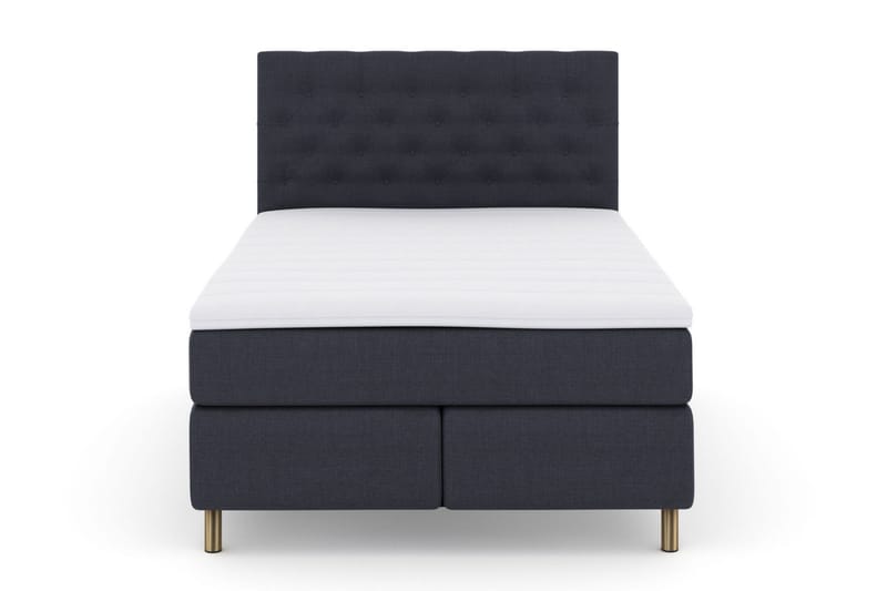 Select No 4 Kontinentalsäng 160x200 Fast/Medium - Blå/Koppar - Products - Möbler - Säng - Kontinentalsäng