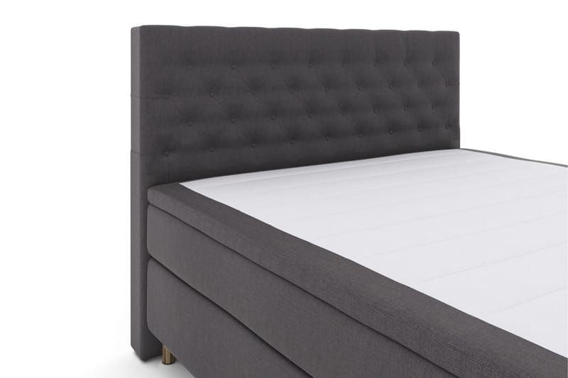 Select No 4 Kontinentalsäng 160x200 Fast/Medium - Mörkgrå/Koppar - Products - Möbler - Säng - Kontinentalsäng