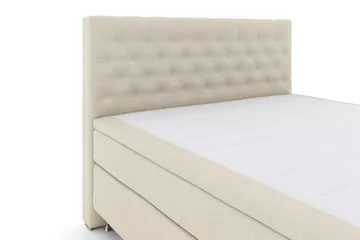 Select No 4 Kontinentalsäng 180x200 Fast/Medium - Beige/Silver - Products - Möbler - Säng - Kontinentalsäng