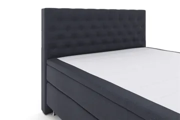 Select No 4 Kontinentalsäng 180x200 Fast/Medium - Blå/Silver - Products - Möbler - Säng - Kontinentalsäng