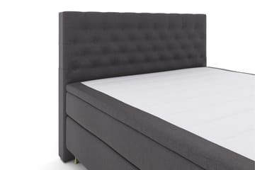 Select No 4 Kontinentalsäng 210x210 Medium - Mörkgrå/Guld - Products - Möbler - Säng - Kontinentalsäng