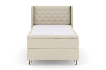 Select No 5 Komplett Sängpaket 120x200 Fast Latex - Beige/Metall V-form - Products - Möbler - Säng - Enkelsäng