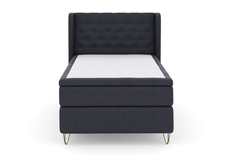 Select No 5 Komplett Sängpaket 120x200 Fast Latex - Blå/Metall V-form - Products - Möbler - Säng - Enkelsäng