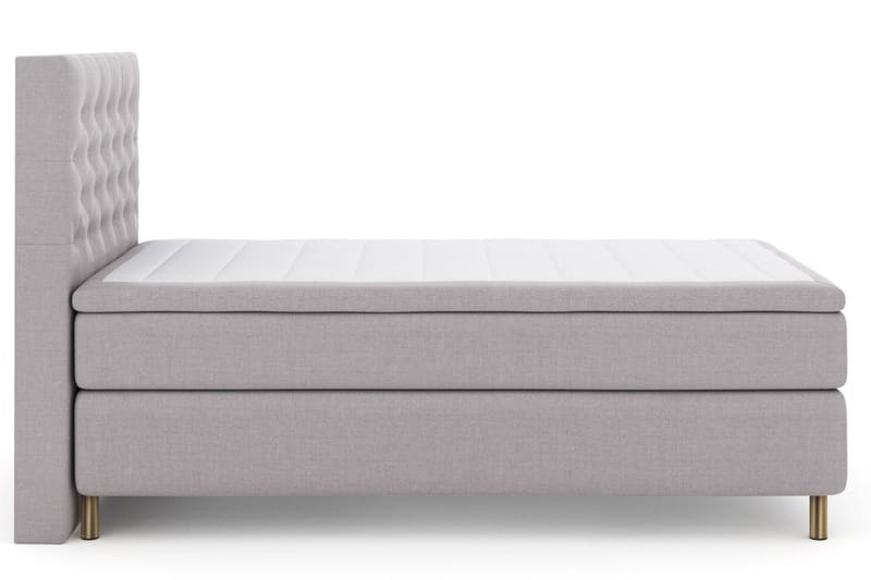 Select No 5 Komplett Sängpaket 120x200 Fast Latex - Ljusgrå/Koppar - Products - Möbler - Säng - Enkelsäng