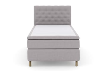 Select No 5 Komplett Sängpaket 120x200 Fast Latex - Ljusgrå/Koppar - Products - Möbler - Säng - Enkelsäng