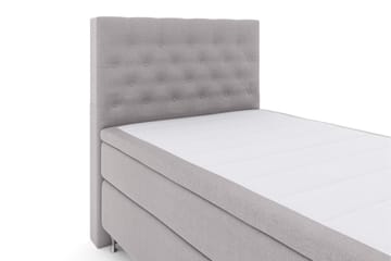 Select No 5 Komplett Sängpaket 120x200 Fast Latex - Ljusgrå/Silver - Products - Möbler - Säng - Enkelsäng