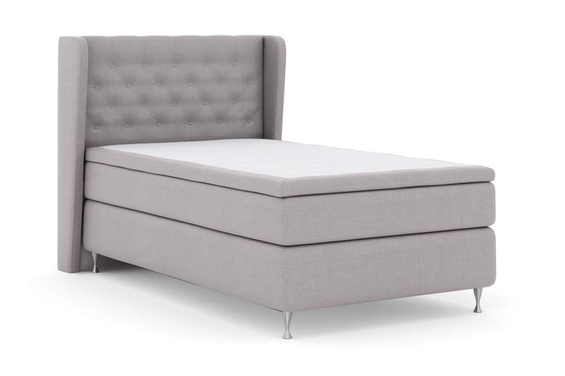 Select No 5 Komplett Sängpaket 120x200 Fast Watergel - Ljusgrå/Silver - Products - Möbler - Säng - Enkelsäng