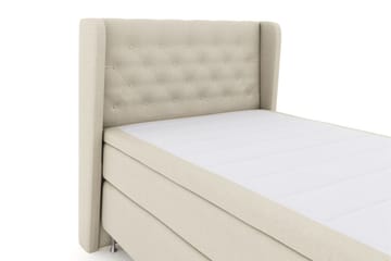 Select No 5 Komplett Sängpaket 120x200 Medium Latex - Beige/Silver - Products - Möbler - Säng - Enkelsäng