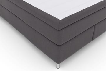 Select No 5 Komplett Sängpaket 140x200 Fast Latex - Mörkgrå/Metall - Products - Möbler - Säng - Kontinentalsäng