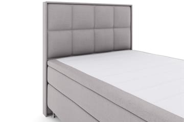Select No 5 Komplett Sängpaket 140x200 Fast/Medium Watergel - Ljusgrå/Silver - Products - Möbler - Säng - Kontinentalsäng