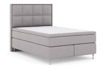 Select No 5 Komplett Sängpaket 140x200 Fast/Medium Watergel - Ljusgrå/Silver - Products - Möbler - Säng - Kontinentalsäng