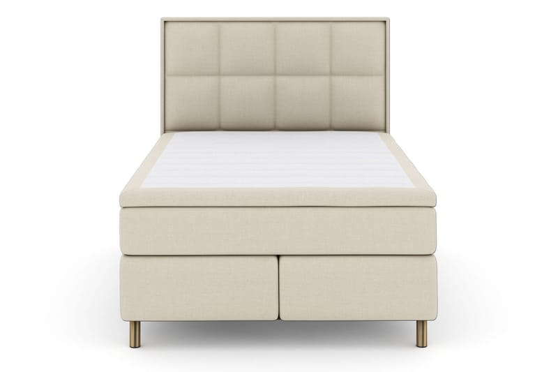 Select No 5 Komplett Sängpaket 140x200 Medium Latex - Beige/Koppar - Products - Möbler - Säng - Kontinentalsäng