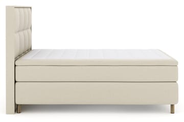 Select No 5 Komplett Sängpaket 140x200 Medium Latex - Beige/Koppar - Products - Möbler - Säng - Kontinentalsäng