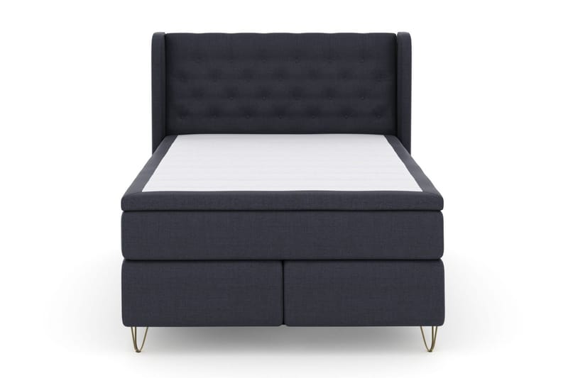 Select No 5 Komplett Sängpaket 140x200 Medium Watergel - Blå/Metall V-form - Products - Möbler - Säng - Kontinentalsäng