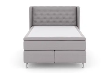 Select No 5 Komplett Sängpaket 140x200 Medium Watergel - Ljusgrå/Silver - Products - Möbler - Säng - Kontinentalsäng