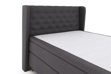 Select No 5 Komplett Sängpaket 140x200 Medium Watergel - Mörkgrå/Metall V-form - Products - Möbler - Säng - Kontinentalsäng