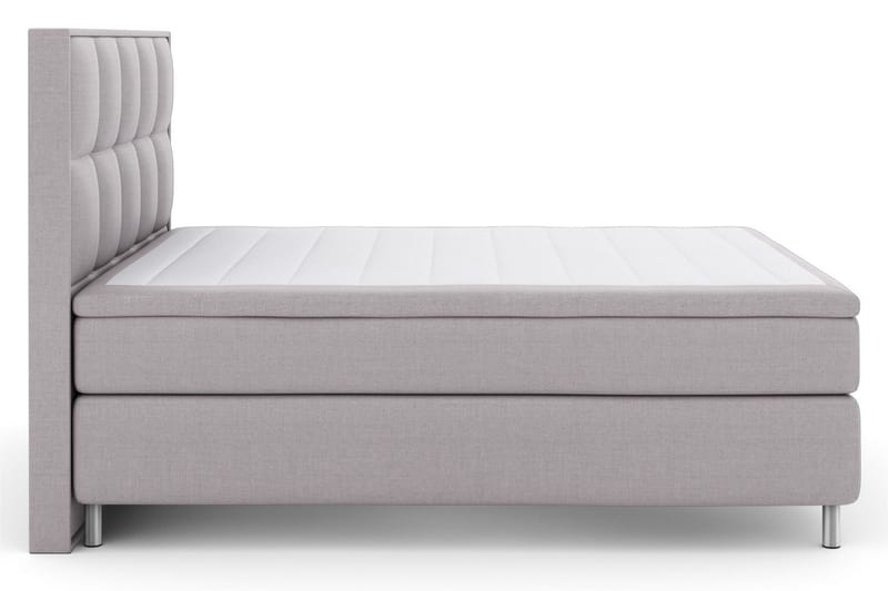 Select No 5 Komplett Sängpaket 160x200 Fast Watergel - Ljusgrå/Metall - Products - Möbler - Säng - Kontinentalsäng