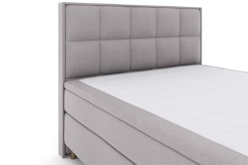 Select No 5 Komplett Sängpaket 160x200 Fast/Medium Watergel - Ljusgrå/Koppar - Products - Möbler - Säng - Kontinentalsäng