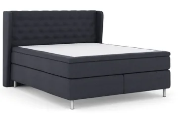 Select No 5 Komplett Sängpaket 180x200 Fast Latex - Blå/Metall - Products - Möbler - Säng - Kontinentalsäng