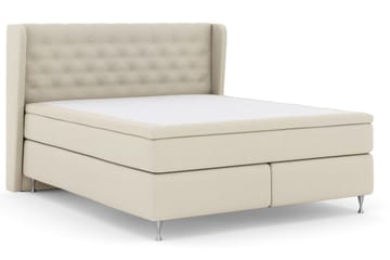 Select No 5 Komplett Sängpaket 180x200 Fast Watergel - Beige/Silver - Products - Möbler - Säng - Kontinentalsäng