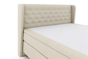 Select No 5 Komplett Sängpaket 180x200 Fast Watergel - Beige/Silver - Products - Möbler - Säng - Kontinentalsäng