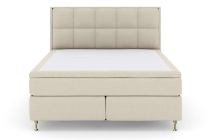 Select No 5 Komplett Sängpaket 180x200 Fast/Medium Watergel, Beige/Guld