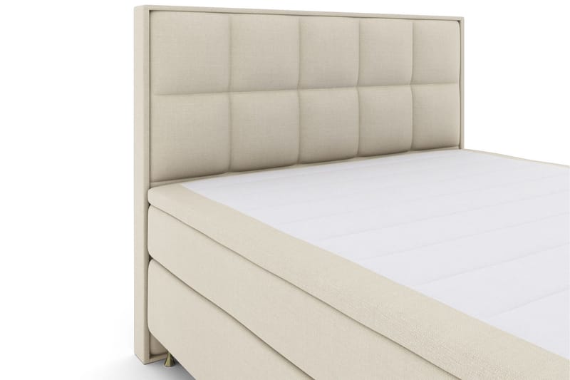 Select No 5 Komplett Sängpaket 180x200 Fast/Medium Watergel - Beige/Guld - Products - Möbler - Säng - Kontinentalsäng