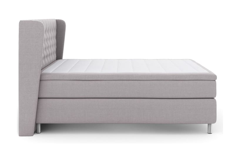 Select No 5 Komplett Sängpaket 180x200 Fast/Medium Watergel - Ljusgrå/Silver - Products - Möbler - Säng - Kontinentalsäng