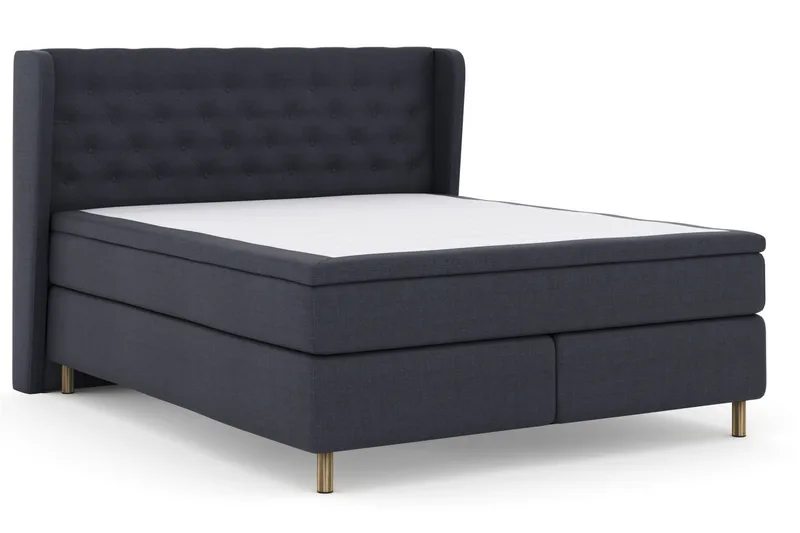 Select No 5 Komplett Sängpaket 180x200 Medium Latex - Blå/Koppar - Products - Möbler - Säng - Kontinentalsäng