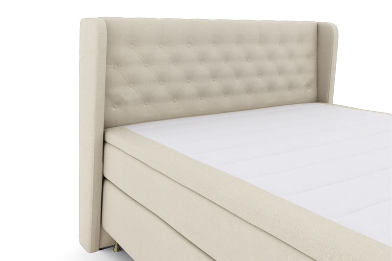 Select No 5 Komplett Sängpaket 210x210 Fast Watergel - Beige/Guld - Products - Möbler - Säng - Kontinentalsäng