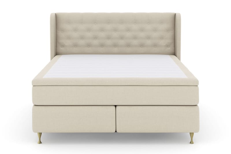 Select No 5 Komplett Sängpaket 210x210 Fast Watergel - Beige/Guld - Products - Möbler - Säng - Kontinentalsäng