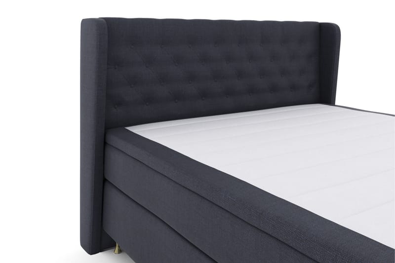 Select No 5 Komplett Sängpaket 210x210 Fast Watergel - Blå/Guld - Products - Möbler - Säng - Kontinentalsäng