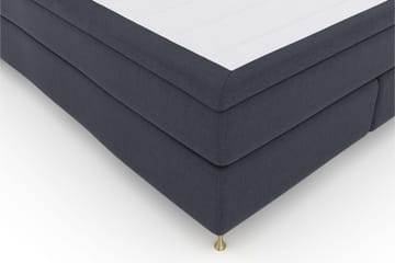 Select No 5 Komplett Sängpaket 210x210 Fast Watergel - Blå/Guld - Products - Möbler - Säng - Kontinentalsäng