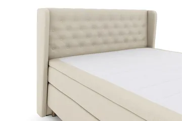 Select No 5 Komplett Sängpaket 210x210 Medium Latex - Beige/Koppar - Products - Möbler - Säng - Kontinentalsäng