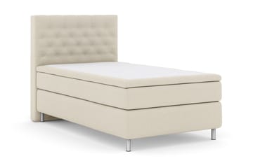 Select No 5 Kontinentalsäng 120x200 Medium Latex - Beige/Metall - Products - Möbler - Säng - Enkelsäng