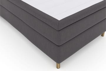 Select No 5 Kontinentalsäng 120x200 Medium Latex - Mörkgrå/Koppar - Products - Möbler - Säng - Enkelsäng