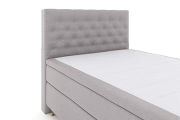 Select No 5 Kontinentalsäng 140x200 Medium Watergel - Ljusgrå/Guld - Products - Möbler - Säng - Kontinentalsäng