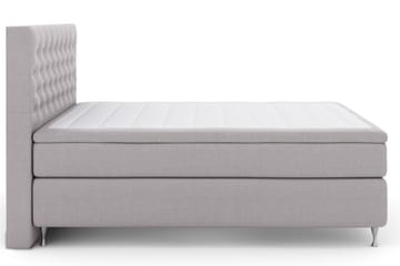 Select No 5 Kontinentalsäng 180x200 Fast Watergel - Ljusgrå/Silver - Products - Möbler - Säng - Kontinentalsäng