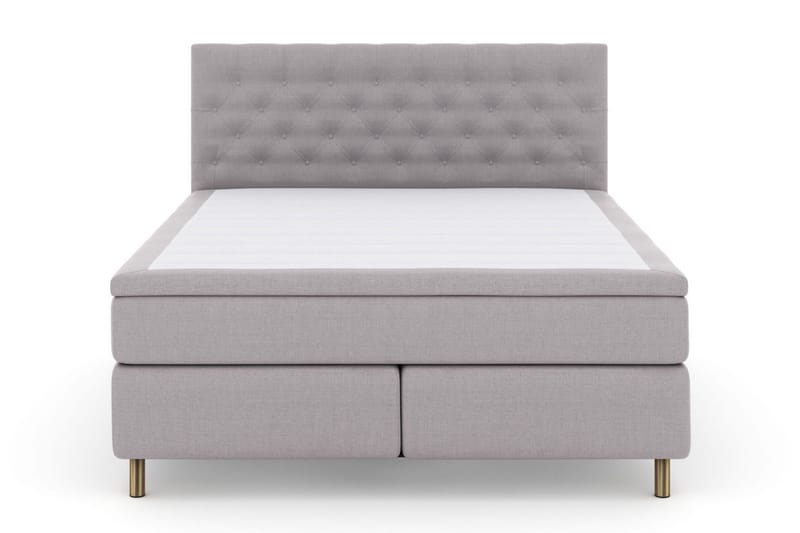 Select No 5 Kontinentalsäng 180x200 Medium Latex - Ljusgrå/Koppar - Products - Möbler - Säng - Kontinentalsäng