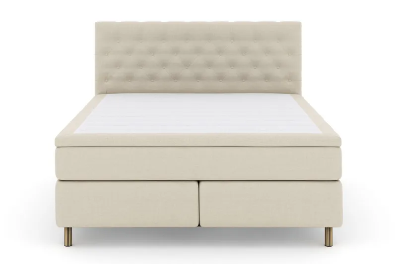 Select No 5 Kontinentalsäng 180x200 Medium Watergel, Beige/Koppar