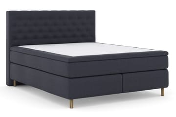 Select No 5 Kontinentalsäng 210x210 Fast/Medium Latex - Blå/Koppar - Products - Möbler - Säng - Kontinentalsäng