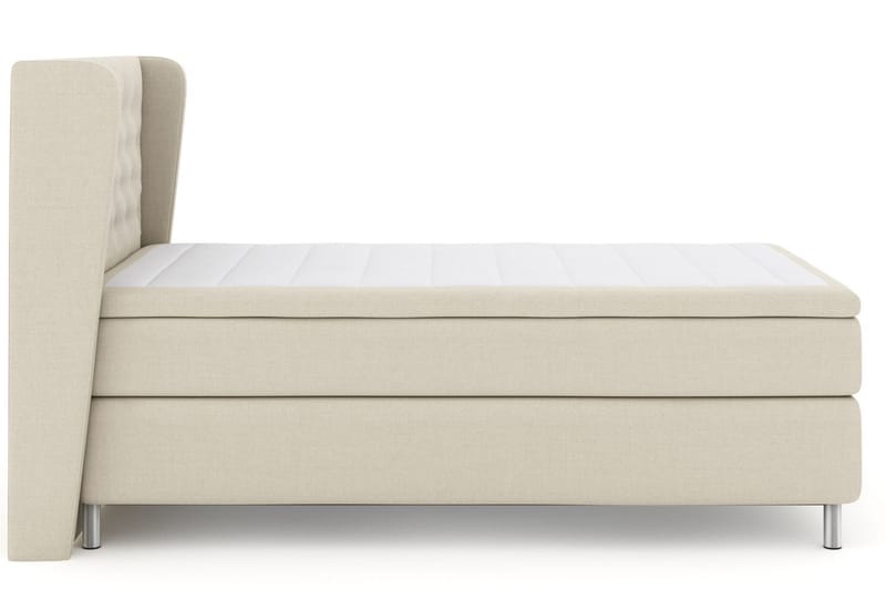 Select No 6 Komplett Sängpaket 120x200 Fast Memory/Pocket - Beige/Metall - Products - Möbler - Säng - Enkelsäng