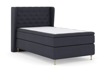 Select No 6 Komplett Sängpaket 120x200 Fast Memory/Pocket - Blå/Guld - Products - Möbler - Säng - Enkelsäng