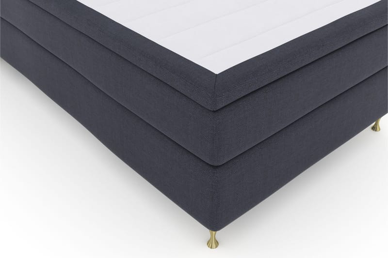 Select No 6 Komplett Sängpaket 120x200 Fast Memory/Pocket - Blå/Guld - Products - Möbler - Säng - Enkelsäng