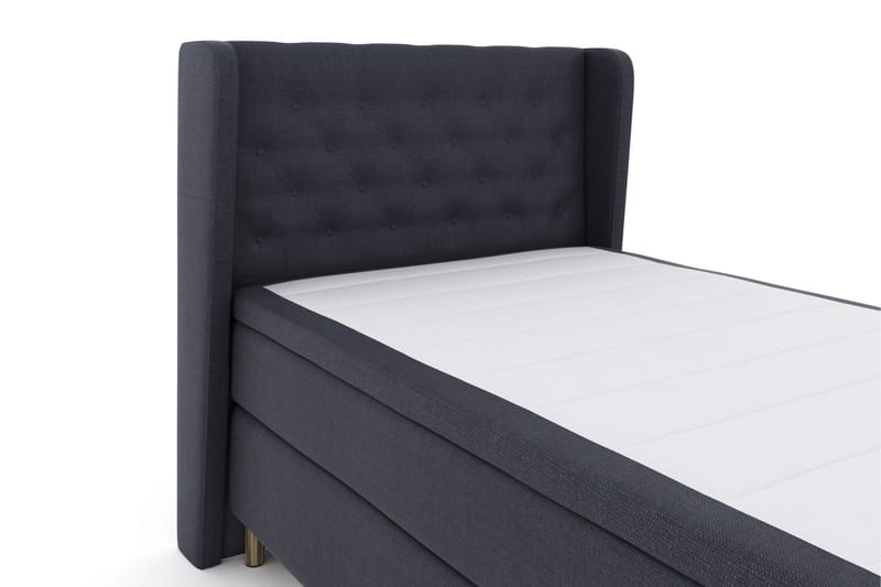 Select No 6 Komplett Sängpaket 120x200 Fast Memory/Pocket - Blå/Metall - Products - Möbler - Säng - Enkelsäng