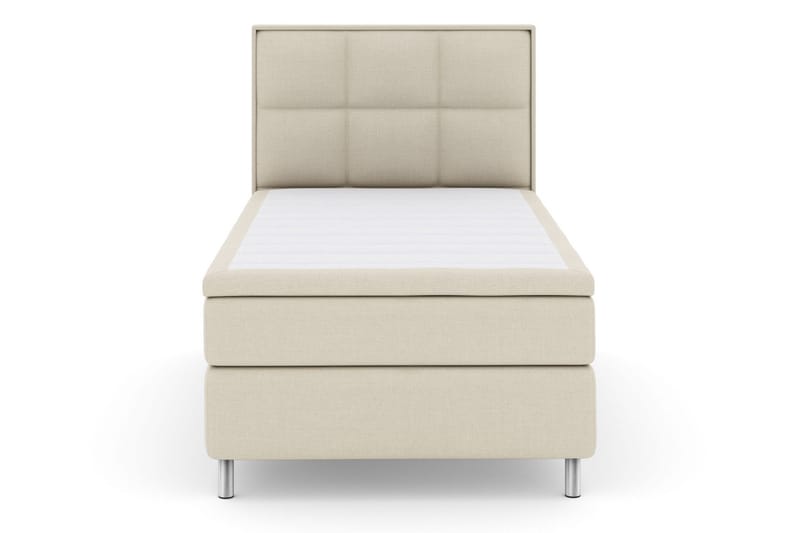 Select No 6 Komplett Sängpaket 120x200 Fast Watergel - Beige/Metall - Products - Möbler - Säng - Enkelsäng