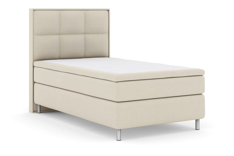 Select No 6 Komplett Sängpaket 120x200 Fast Watergel - Beige/Metall - Products - Möbler - Säng - Enkelsäng