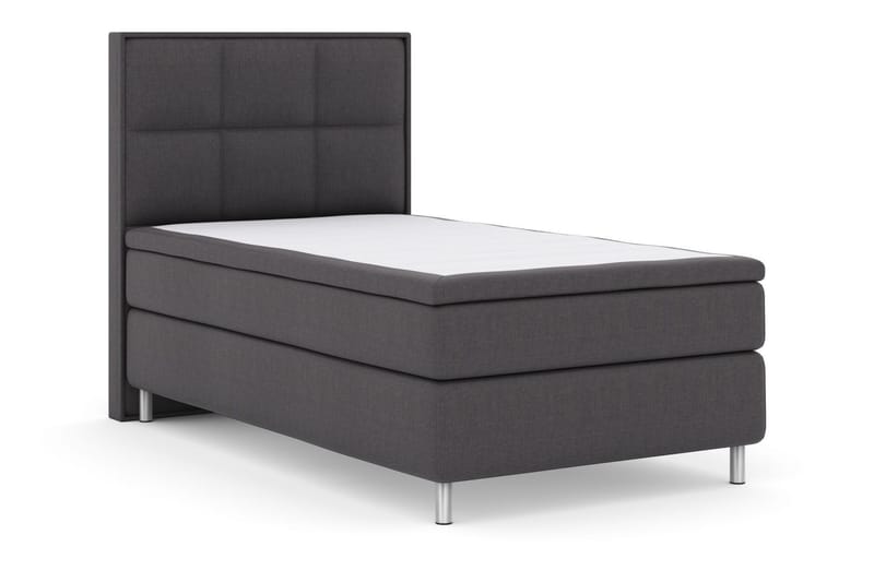 Select No 6 Komplett Sängpaket 120x200 Fast Watergel - Mörkgrå/Metall - Products - Möbler - Säng - Enkelsäng