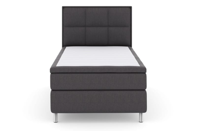 Select No 6 Komplett Sängpaket 120x200 Medium Latex/Memory - Mörkgrå/Metall - Products - Möbler - Säng - Enkelsäng