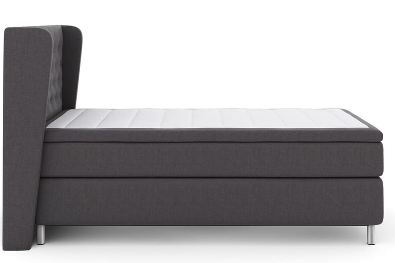 Select No 6 Komplett Sängpaket 120x200 Medium Memory/Pocket - Mörkgrå/Metall - Products - Möbler - Säng - Enkelsäng